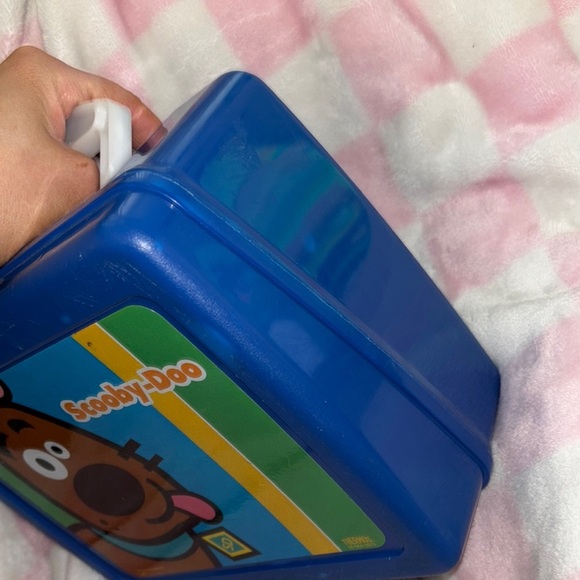 Rare Scooby Doo Blue Lunchbox Lunch Box Thermos Brand - Picture 6 of 6